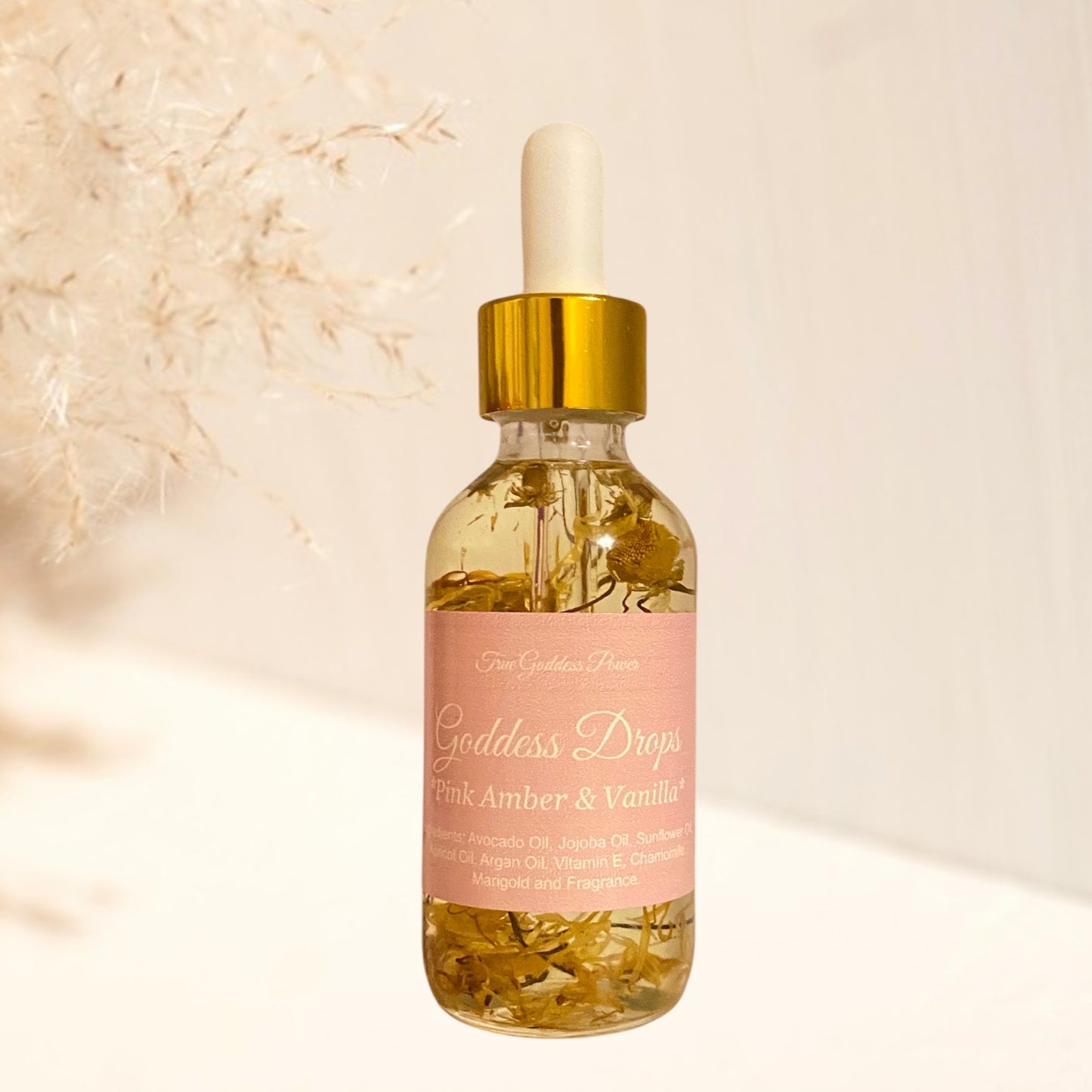 Pink Amber & Vanilla Goddess Drops