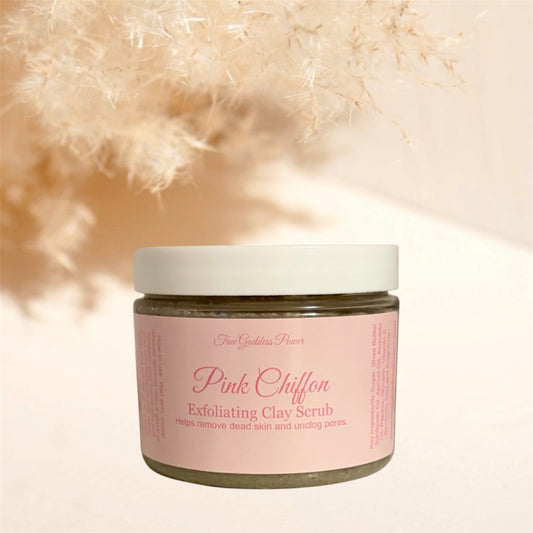 Pink Chiffon Exfoliating Clay Scrub