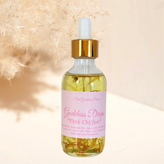 Pink Chiffon Goddess Drops