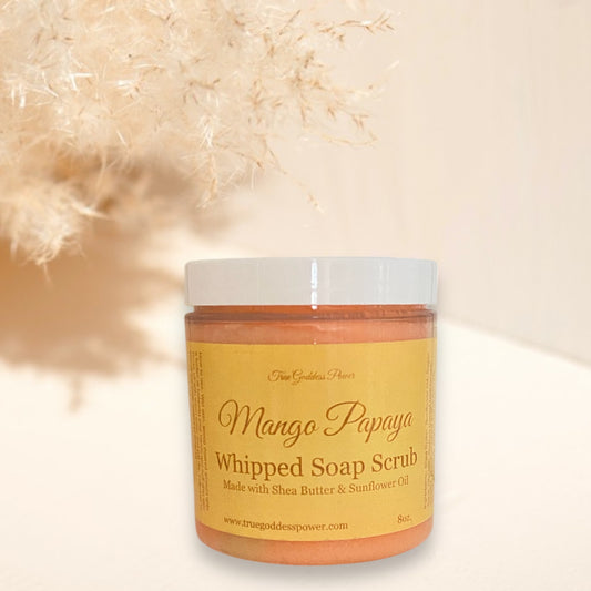 Mango Papaya Whipped Soap Scrub